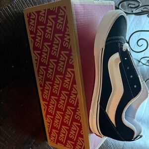 Vans Knu Skool Black and White Sneakers